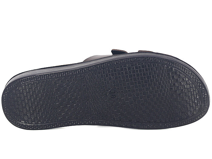 Polex Zenne 1054 Çift Toka Cilt Günlük Terlik Kahve - 3