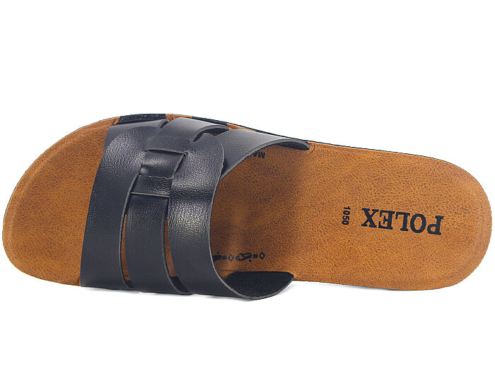 Polex Zenne 1069 Geçmeli Cilt Günlük Terlik Siyah - Polex (1)