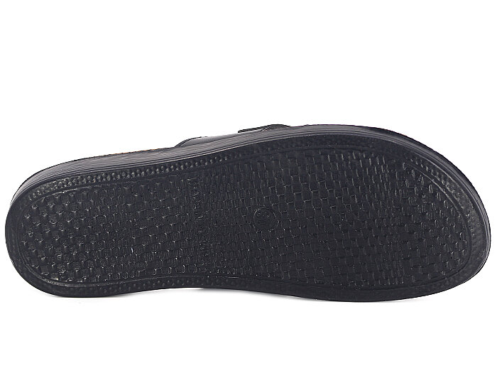 Polex Zenne 1075 Çapraz Cırtlı Günlük Terlik Siyah - 3