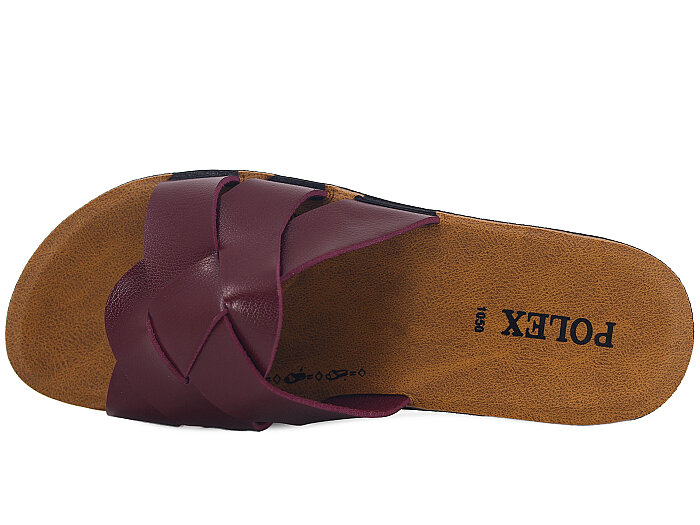 Polex Zenne 1077 Geçmeli Günlük Terlik Bordo - Polex (1)