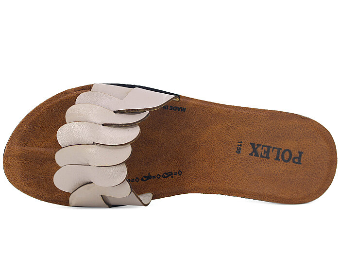 Polex Zenne 1152 Fırfırlı Parçalı Ekstra Cilt Günlük Terlik Bej - Polex (1)