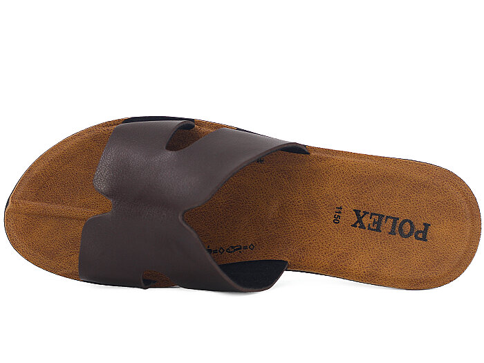 Polex Zenne 1154 Hrms İnce Cilt Günlük Terlik Kahve - 2