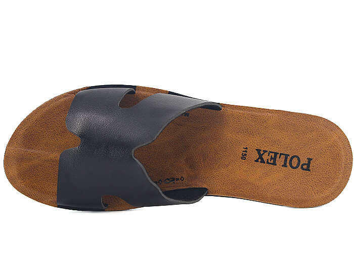Polex Zenne 1154 Hrms İnce Cilt Günlük Terlik Siyah - 2