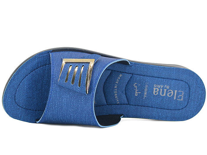 Polex Zenne 1255 Pedli Günlük Terlik Lacivert - Polex (1)