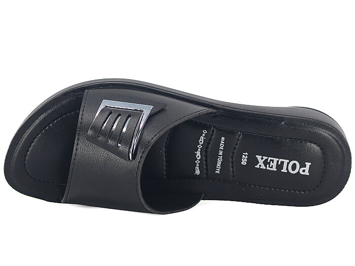 Polex Zenne 1255 Pedli Günlük Terlik Siyah - Polex (1)