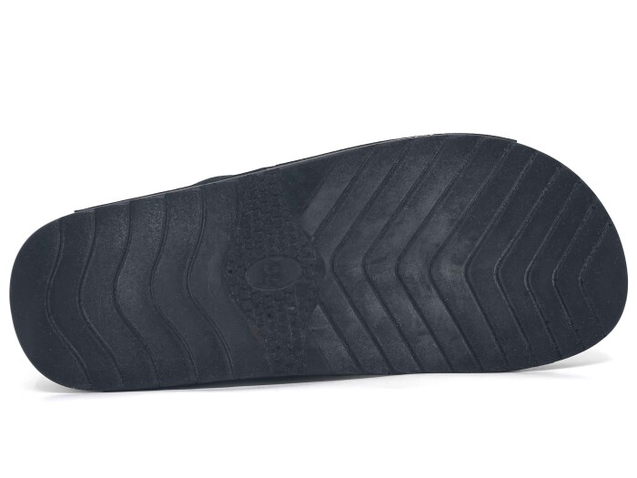 Polex Zenne 15001 Çapraz Yan Tokalı Spor Taban Günlük Terlik Siyah - 3