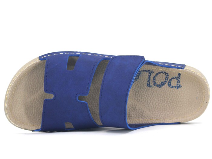 Polex Zenne 15003 Cırtlı Helmes Spor Taban Günlük Terlik Lacivert - Polex (1)