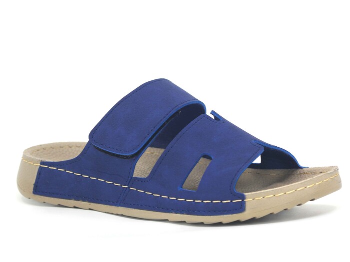 Polex Zenne 15003 Cırtlı Helmes Spor Taban Günlük Terlik Lacivert 