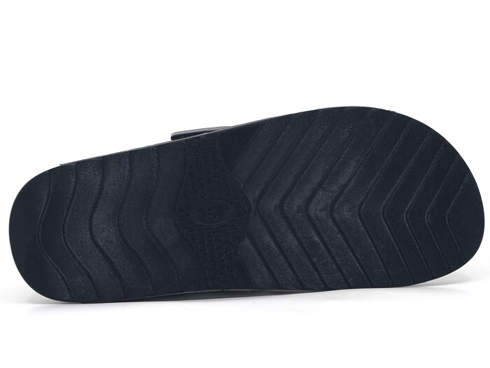 Polex Zenne 15003 Cırtlı Helmes Spor Taban Günlük Terlik Siyah - 3