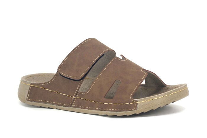 Polex Zenne 15003 Cırtlı Helmes Spor Taban Günlük Terlik Vizon - 1