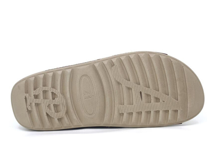 Polex Zenne 15052 Çift Toka Spor Taban Günlük Terlik Kahve - 3