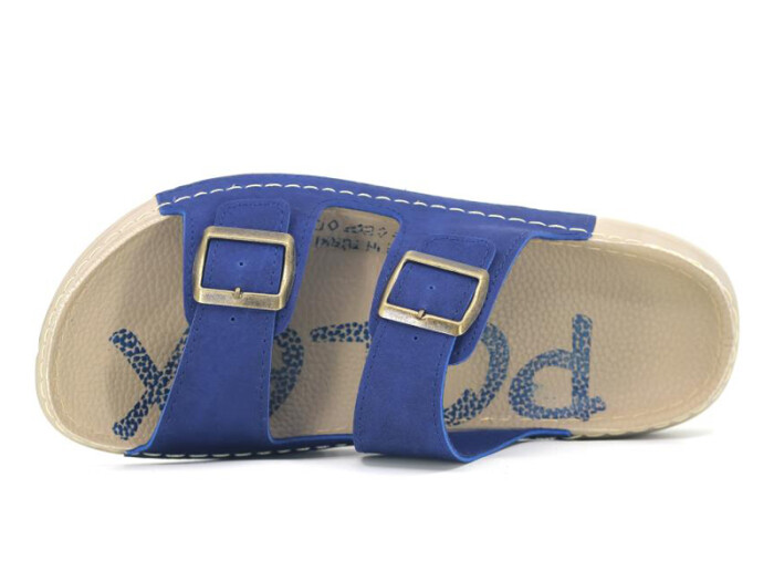 Polex Zenne 15052 Çift Toka Spor Taban Günlük Terlik Lacivert - Polex (1)