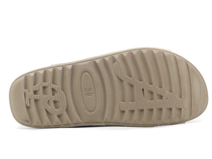 Polex Zenne 15053 Çapraz Spor Taban Günlük Terlik Vizon - 3