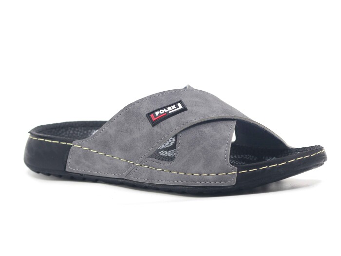 Polex Zenne 15056 Çapraz Spor Taban Günlük Terlik Gri - Polex