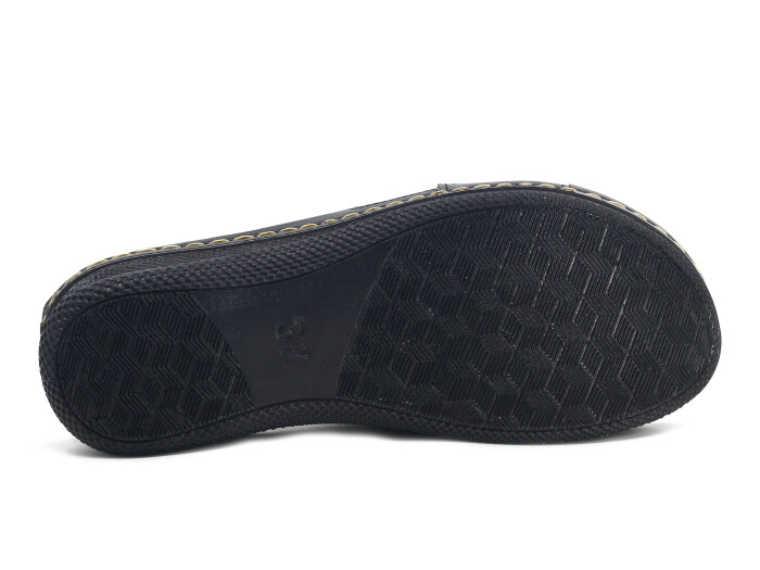 Polex Zenne 15152 Çapraz Monta Günlük Terlik Siyah - 3