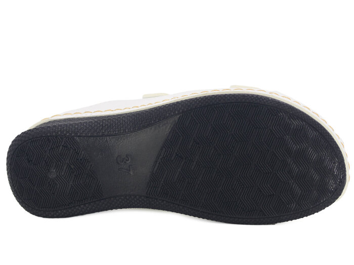 Polex Zenne 15153 Çift Toka Monta Günlük Terlik Beyaz - 3