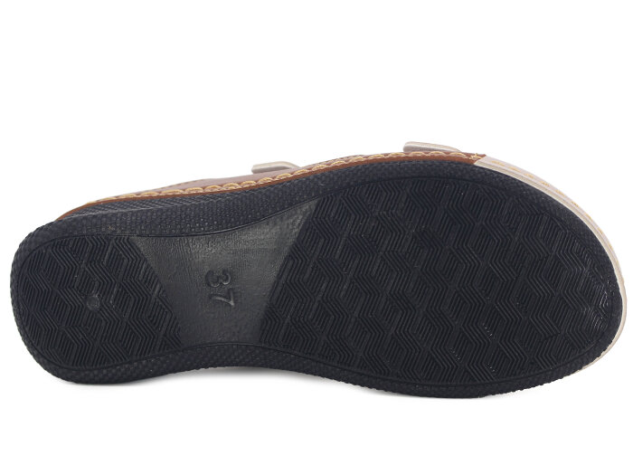 Polex Zenne 15153 Çift Toka Monta Günlük Terlik Taba - Bej - 3