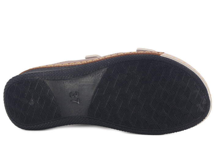 Polex Zenne 15153 Çift Toka Monta Günlük Terlik Taba - Bej - 3