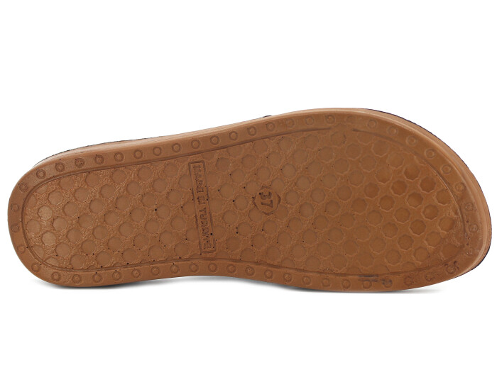 Polex Zenne 5052-C Yandan Cırtlı Poşetli Günlük Terlik Kahve - Camel - 3