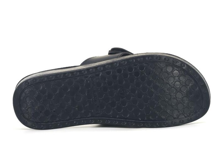 Polex Zenne 5052-C Yandan Cırtlı Poşetli Günlük Terlik Siyah - 3