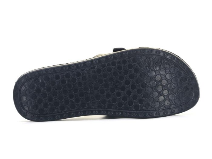 Polex Zenne 5054-C Yeni Çift Toka Yanı Kapalı Poşetli Günlük Terlik Siyah - 3