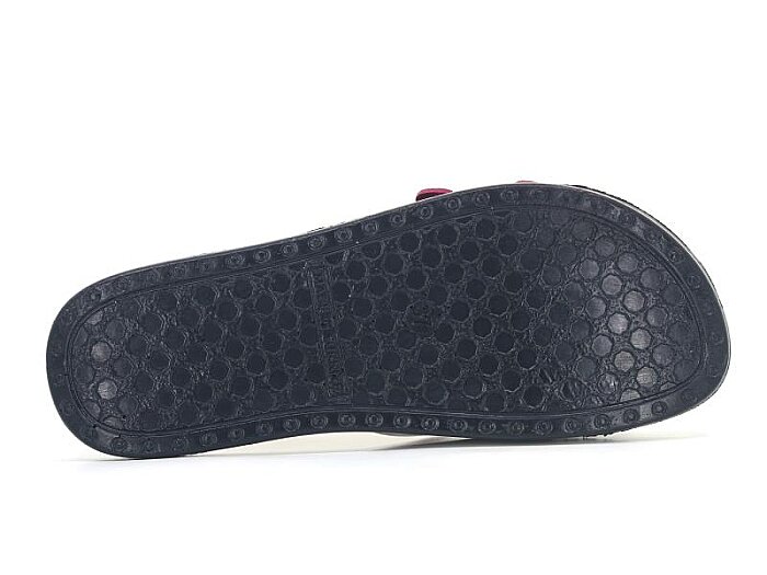 Polex Zenne 5054-C Yeni Çift Toka Yanı Kapalı Poşetli Günlük Terlik Siyah Leopar - 3