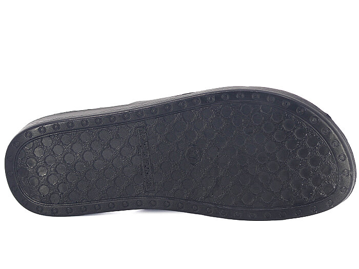 Polex Zenne 5060-C İçten Geçmeli Günlük Terlik Siyah - Bordo - 3