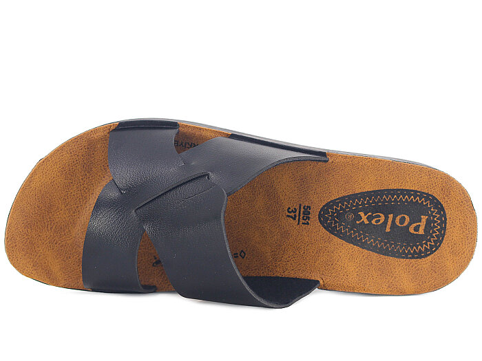 Polex Zenne 5060-C İçten Geçmeli Günlük Terlik Siyah - 2