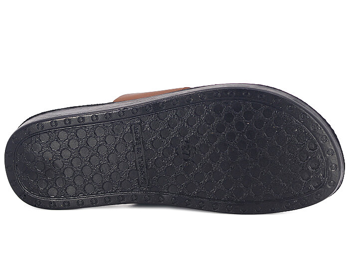 Polex Zenne 5060-C İçten Geçmeli Günlük Terlik Siyah - Taba - 3