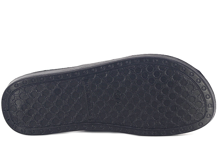 Polex Zenne 5061-C İki İncili Günlük Terlik Siyah - Bordo - 3