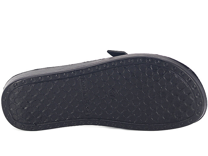 Polex Zenne 5065-C Düz Yük Tek Toka Günlük Terlik Siyah - 3