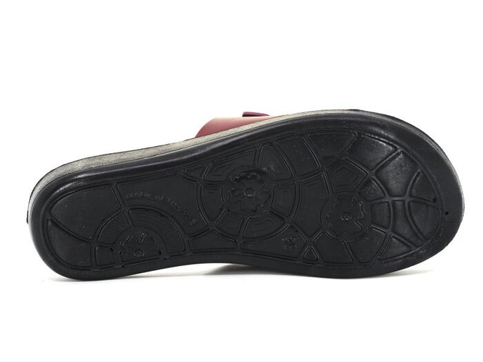 Polex Zenne 5152 Çift Toka Günlük Terlik Bordo - 3