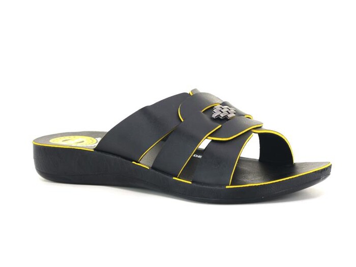 Polex Zenne 5163-A TV Geçmeli Ara Kat Günlük Terlik Sarı - Polex