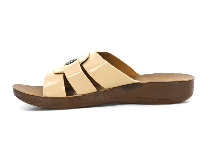 Polex Zenne 5163 TV Günlük Terlik Camel Rugan - 2