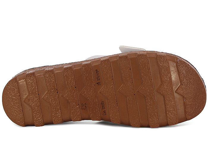 Polex Zenne 5251-C Tek Toka Traktör Taban Günlük Terlik Bej - Camel - 3