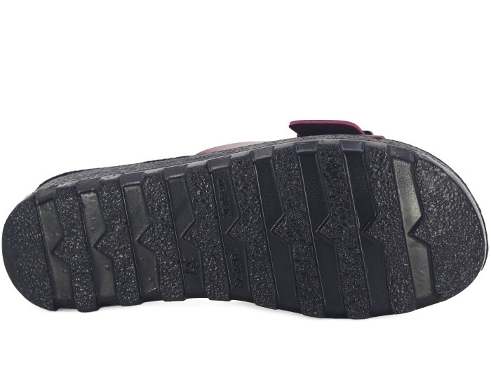 Polex Zenne 5251-C Tek Toka Traktör Taban Günlük Terlik Bordo - 3