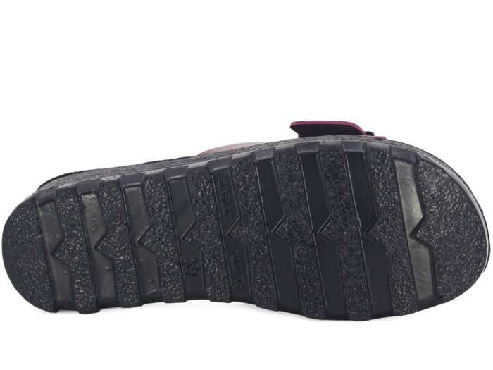 Polex Zenne 5251-C Tek Toka Traktör Taban Günlük Terlik Bordo - 3