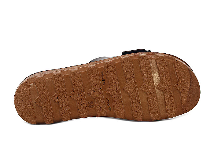 Polex Zenne 5251-C Tek Toka Traktör Taban Günlük Terlik Kahve - Camel - 3