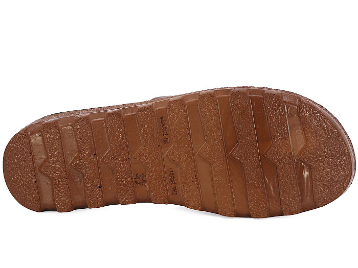Polex Zenne 5251-C Tek Toka Traktör Taban Günlük Terlik Taba - Camel - 3