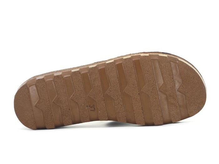 Polex Zenne 5256-C Geçmeli Traktör Taban Günlük Terlik Bordo - Camel - 3
