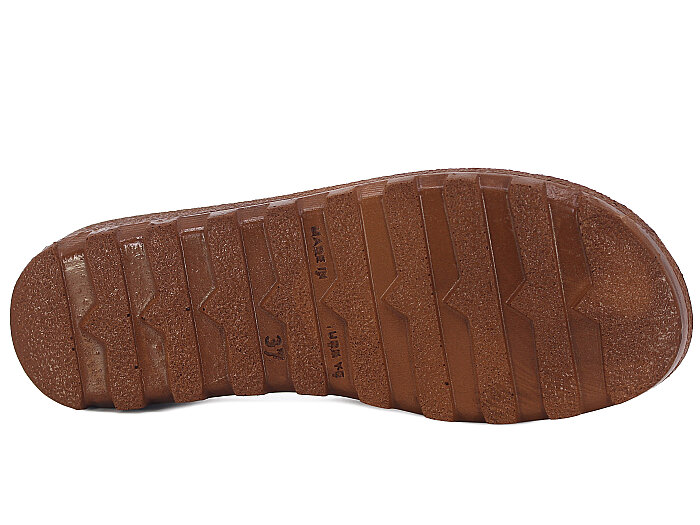 Polex Zenne 5258-C Traktör Taban Günlük Terlik Bej - Camel - 3