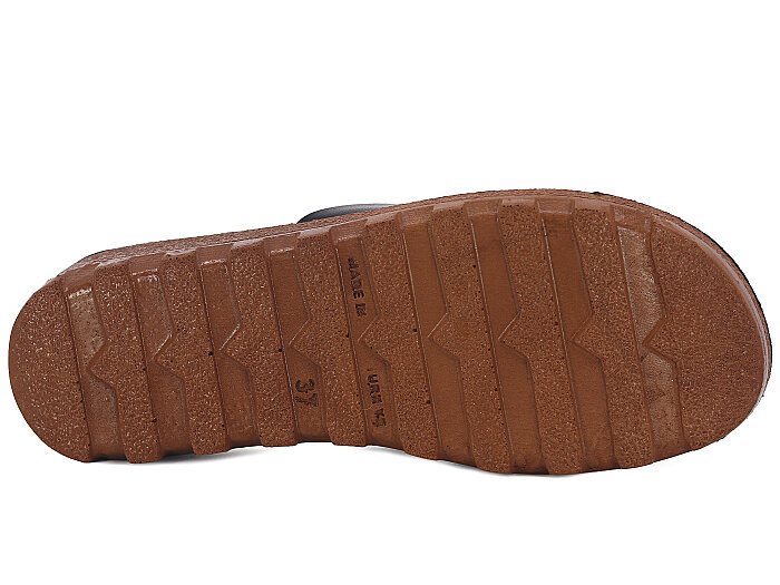 Polex Zenne 5258-C Traktör Taban Günlük Terlik Siyah - Camel - 3