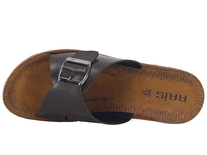Polex Zenne 5259-C Tek Toka Dört Bacak Traktör Taban Günlük Terlik Kahve - Camel - 2