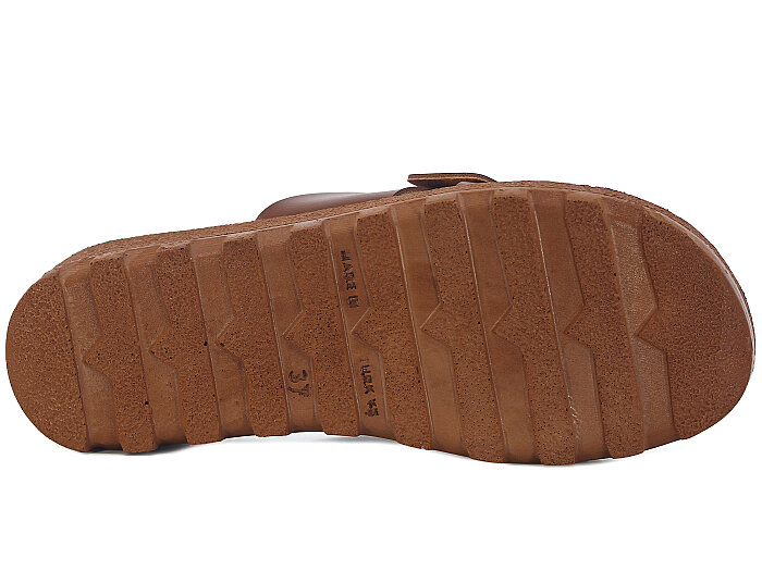 Polex Zenne 5259-C Tek Toka Dört Bacak Traktör Taban Günlük Terlik Taba - Camel - 3