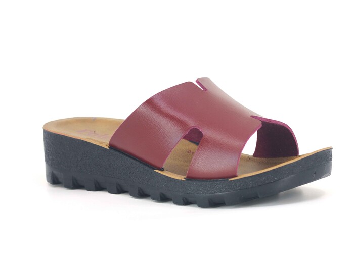 Polex Zenne 5262-C HrmsTraktör Taban Günlük Terlik Bordo