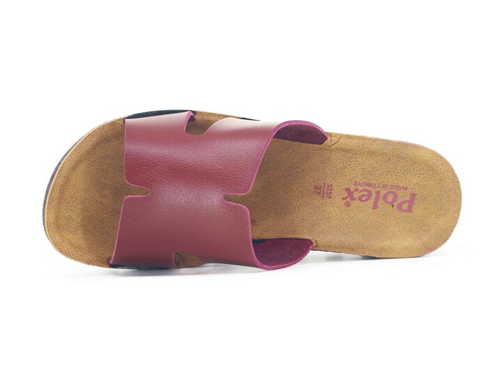 Polex Zenne 5262-C HrmsTraktör Taban Günlük Terlik Bordo - 2