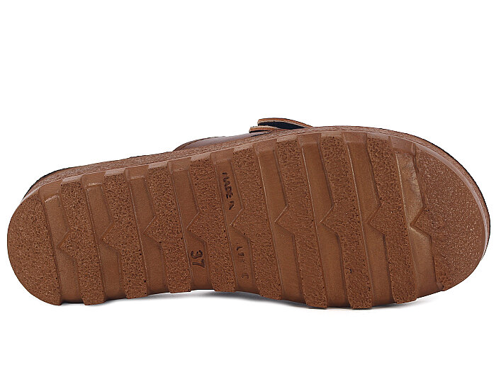 Polex Zenne 5263-C Yandan Cırtlı Traktör Taban Günlük Terlik Taba - Camel - 3