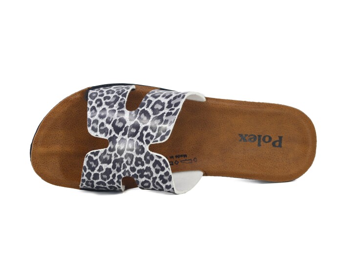 Polex Zenne 5302-C Leopar Desen Hrms Poşetli Günlük Terlik Siyah - 2