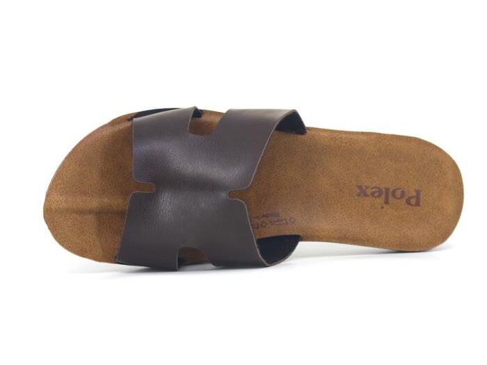 Polex Zenne 5302-C Hrms Poşetli Günlük Terlik Kahve - Polex (1)