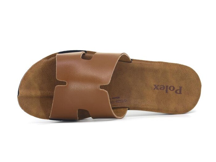 Polex Zenne 5302 Hrms Poşetli Günlük Terlik Taba